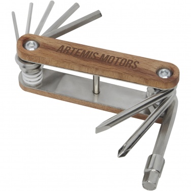 Logotrade promotional item image of: Fixie 8-function wooden bicycle multi-tool