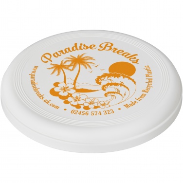 Logo trade promotional giveaway photo of: Crest recycled frisbee