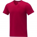 Somoto short sleeve men's V-neck t-shirt , Red