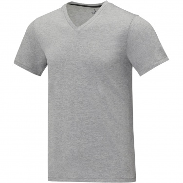 Logo trade advertising products image of: Somoto short sleeve men's V-neck t-shirt 