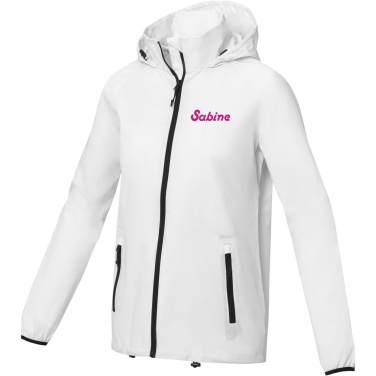 Logo trade promotional giveaways image of: Dinlas women's lightweight jacket