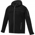 Match men's softshell jacket, Solid black