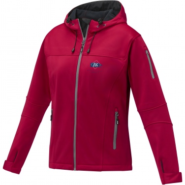 Logo trade promotional giveaways picture of: Match women's softshell jacket