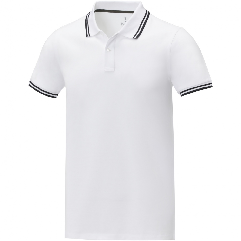 Logotrade corporate gift image of: Amarago short sleeve men's tipping polo