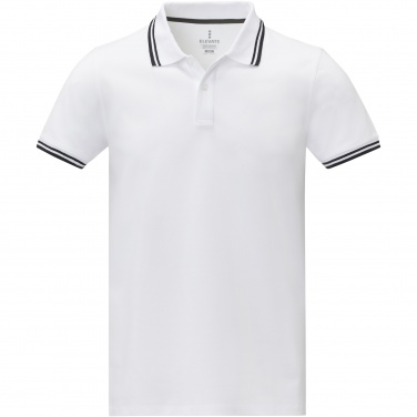 Logo trade promotional merchandise picture of: Amarago short sleeve men's tipping polo