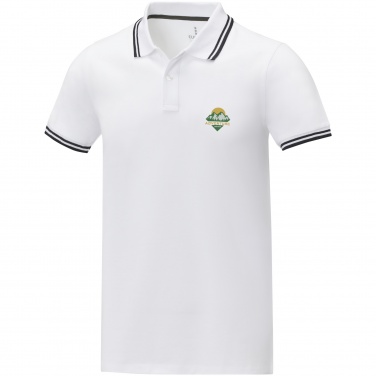 Logotrade promotional giveaway picture of: Amarago short sleeve men's tipping polo