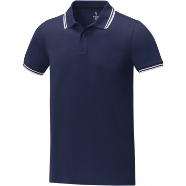 Logotrade corporate gift picture of: Amarago short sleeve men's tipping polo