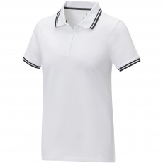 Amarago short sleeve women's tipping polo