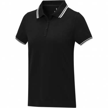 Logo trade corporate gift photo of: Amarago short sleeve women's tipping polo