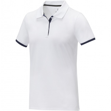 Logotrade corporate gift picture of: Morgan short sleeve women's duotone polo