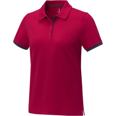 Logotrade promotional giveaway picture of: Morgan short sleeve women's duotone polo