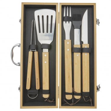 Logo trade promotional merchandise picture of: Churras 5-piece BBQ set