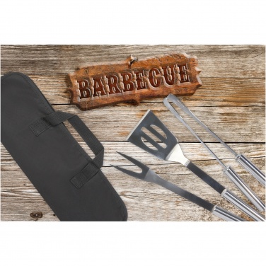 Logo trade corporate gift photo of: Barcabo BBQ 3-piece set