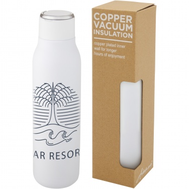 Logo trade advertising products picture of: Marka 600 ml copper vacuum insulated bottle with metal loop