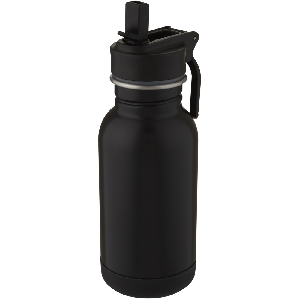 Logotrade advertising products photo of: Lina 400 ml stainless steel sport bottle with straw and loop