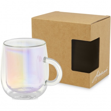 Logo trade promotional giveaways picture of: Iris 330 ml glass mug