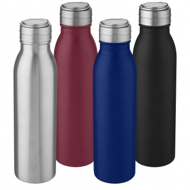 Logotrade promotional giveaway image of: Harper 700 ml stainless steel water bottle with metal loop