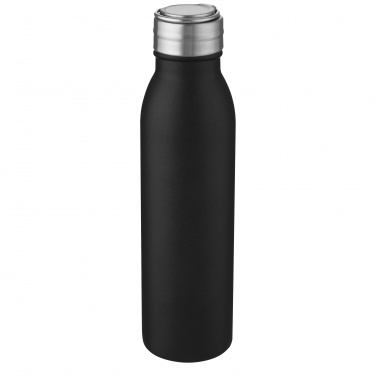 Logo trade business gifts image of: Harper 700 ml stainless steel water bottle with metal loop