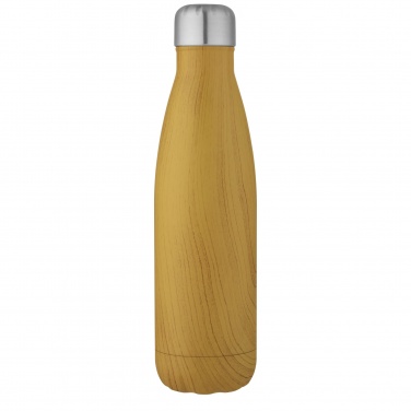 Logotrade advertising product image of: Cove 500 ml vacuum insulated stainless steel bottle with wood print