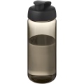 H2O Active® Octave Tritan™ 600 ml flip lid sport bottle, Charcoal / Solid black