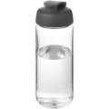 H2O Active® Octave Tritan™ 600 ml flip lid sport bottle, Transparent clear / Grey