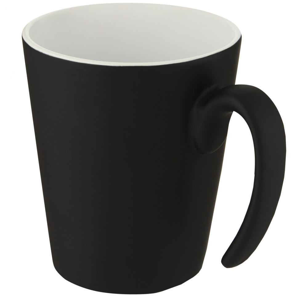 Logo trade advertising products picture of: Oli 360 ml ceramic mug with handle