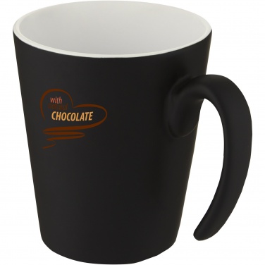 Logo trade promotional item photo of: Oli 360 ml ceramic mug with handle