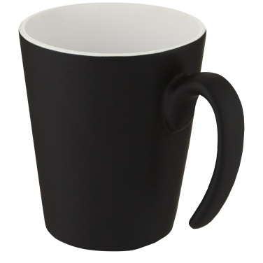 Logo trade advertising product photo of: Oli 360 ml ceramic mug with handle