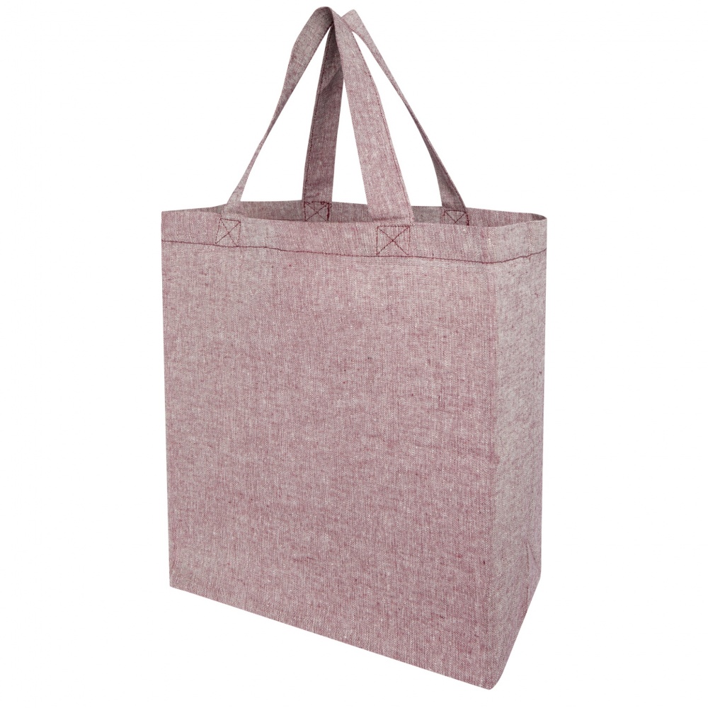 Logotrade corporate gift image of: Pheebs 150 g/m² recycled gusset tote bag 13L