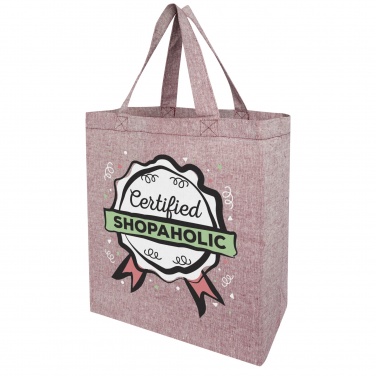 Logo trade promotional items image of: Pheebs 150 g/m² recycled gusset tote bag 13L