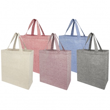 Logotrade promotional merchandise photo of: Pheebs 150 g/m² recycled gusset tote bag 13L