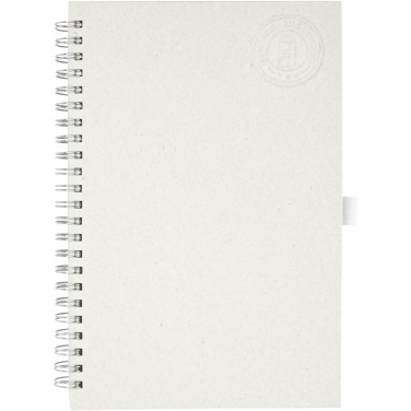 Logo trade promotional gift photo of: Dairy Dream A5 size reference recycled milk cartons spiral notebook