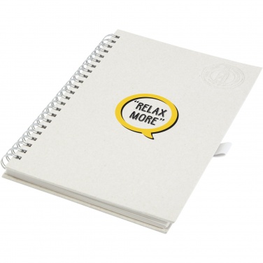 Logo trade business gift photo of: Dairy Dream A5 size reference recycled milk cartons spiral notebook