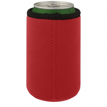 Logo trade promotional merchandise photo of: Vrie recycled neoprene can sleeve holder