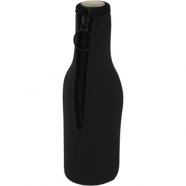 Logo trade promotional items image of: Fris recycled neoprene bottle sleeve holder