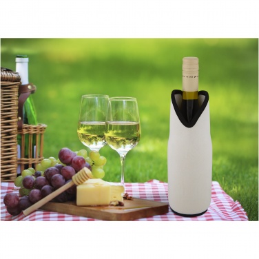 Logo trade promotional giveaways picture of: Noun recycled neoprene wine sleeve holder