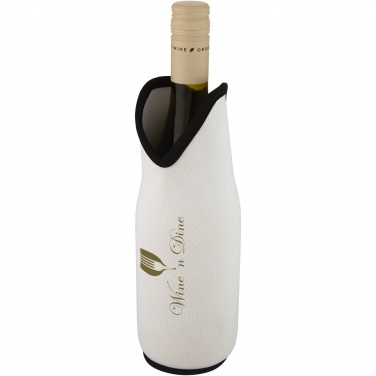 Logo trade promotional gifts image of: Noun recycled neoprene wine sleeve holder