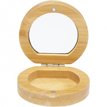 Logotrade business gifts photo of: Afrodit bamboo pocket mirror