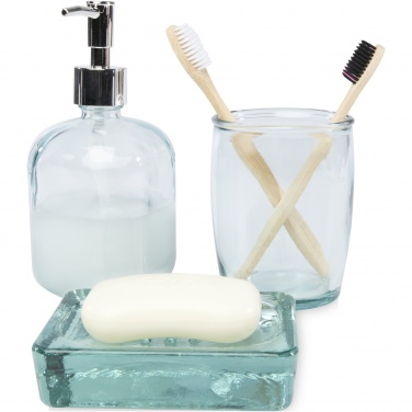 Logotrade advertising products photo of: Jabony 3-piece recycled glass bathroom set