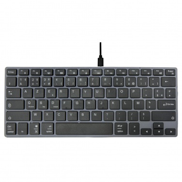 Logo trade promotional item photo of: Hybrid performance Bluetooth keyboard - AZERTY