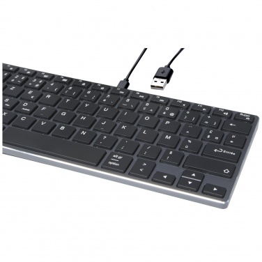 Logo trade promotional products picture of: Hybrid performance Bluetooth keyboard - AZERTY