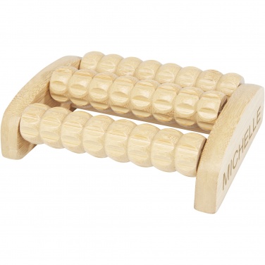 Logo trade promotional giveaways picture of: Venis bamboo foot massager