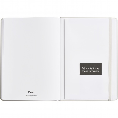 Logotrade advertising product image of: Karst® A5 stone paper hardcover notebook - lined