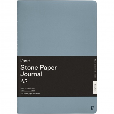 Logotrade business gifts photo of: Karst® A5 stone paper journal twin pack