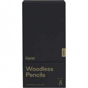 Logotrade promotional product picture of: Karst® 5-pack 2B woodless graphite pencils