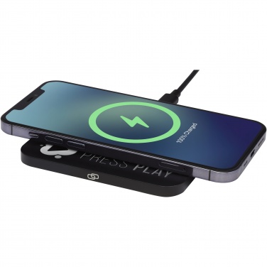 Logo trade promotional items image of: Hybrid 15W premium wireless charging pad