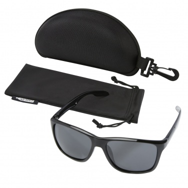 Logo trade promotional gift photo of: Eiger polarized sunglasses in recycled PET casing