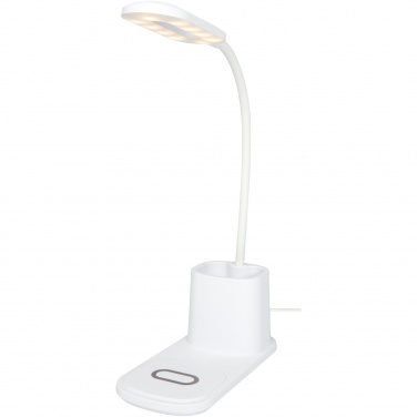 Logotrade promotional gift picture of: Bright desk lamp and organizer with wireless charger