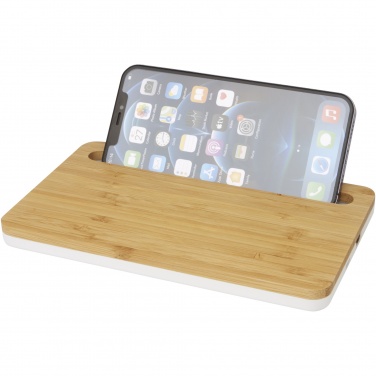 Logo trade promotional product photo of: Medake 10W bamboo wireless charger