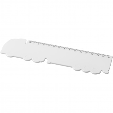 Logotrade promotional merchandise photo of: Tait 15 cm lorry-shaped recycled plastic ruler